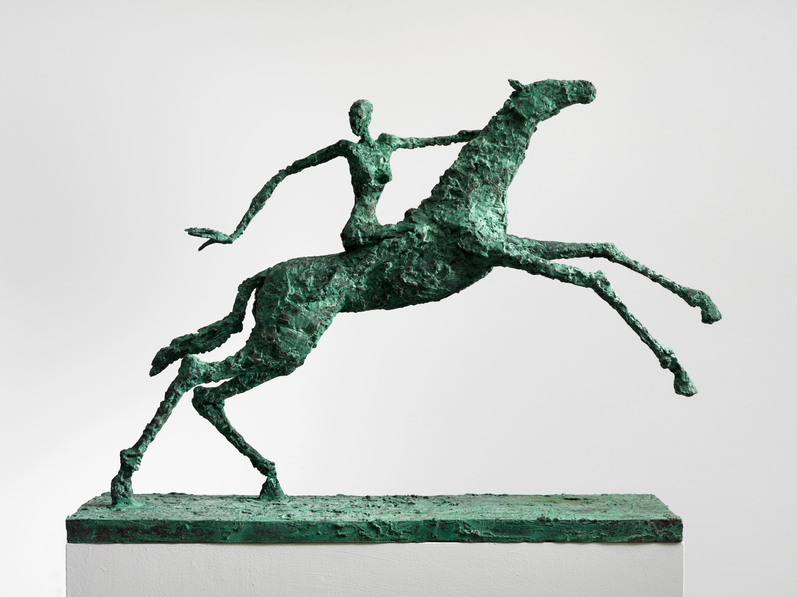 Anspornen, 2012, Bronze, 84 x 115 x 45 cm