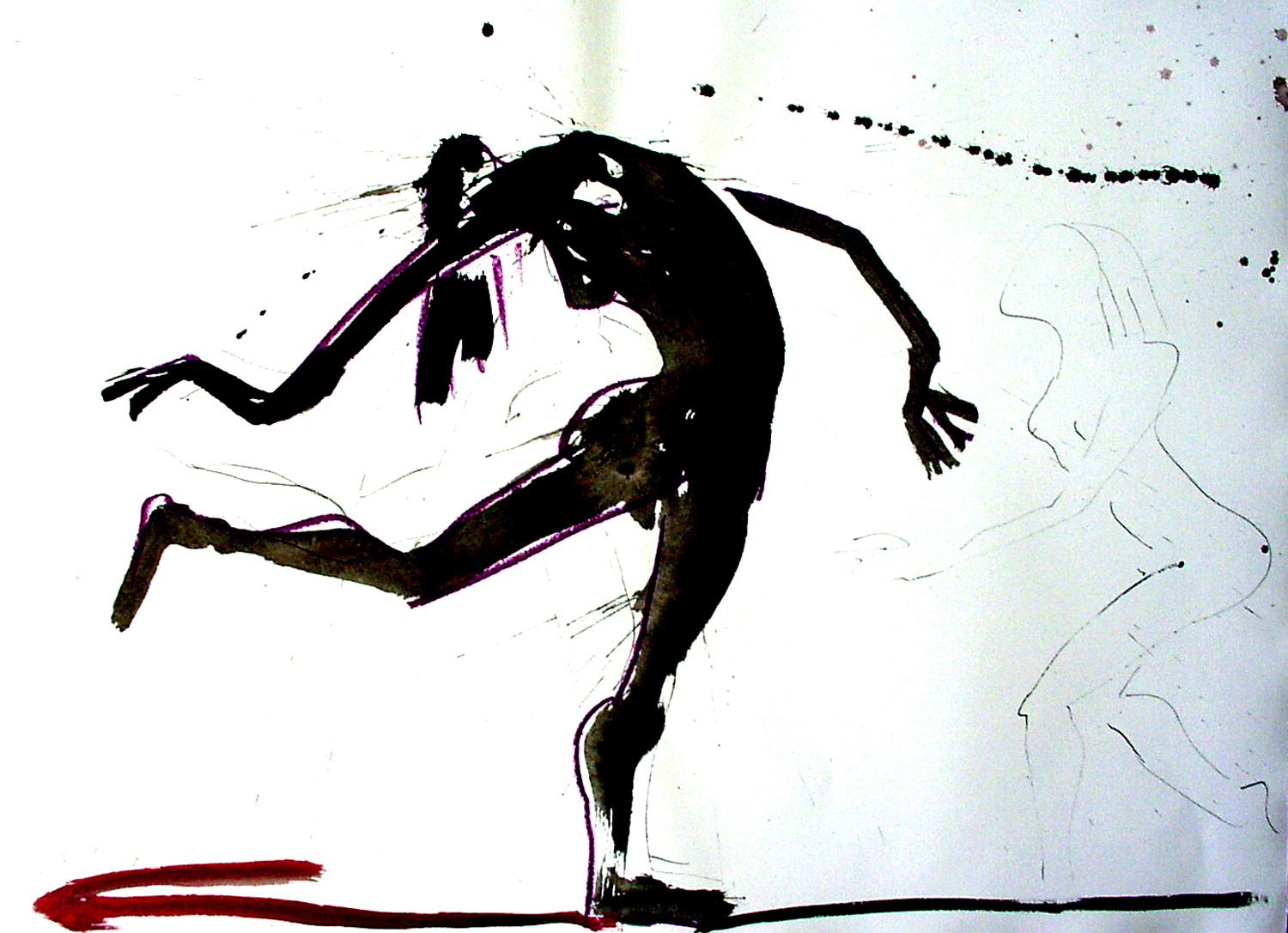 Zeichnung, 2002, 76 x 108 cm